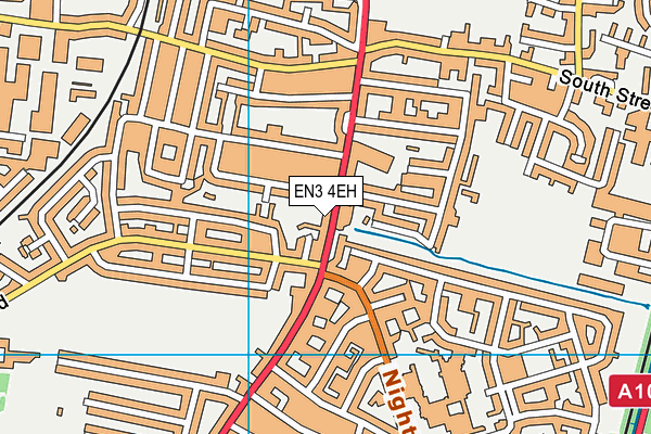 EN3 4EH map - OS VectorMap District (Ordnance Survey)