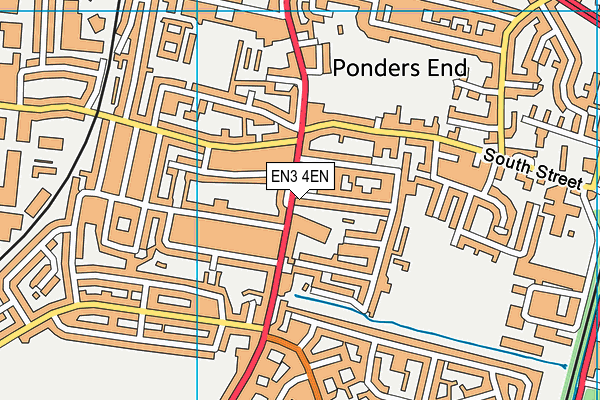 EN3 4EN map - OS VectorMap District (Ordnance Survey)