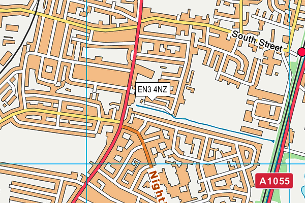 EN3 4NZ map - OS VectorMap District (Ordnance Survey)