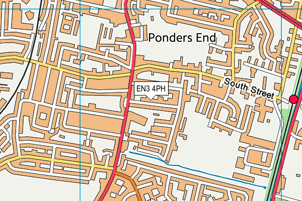 EN3 4PH map - OS VectorMap District (Ordnance Survey)