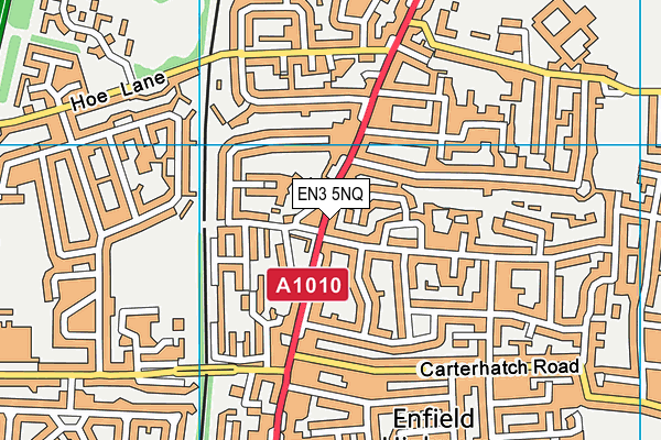 EN3 5NQ map - OS VectorMap District (Ordnance Survey)