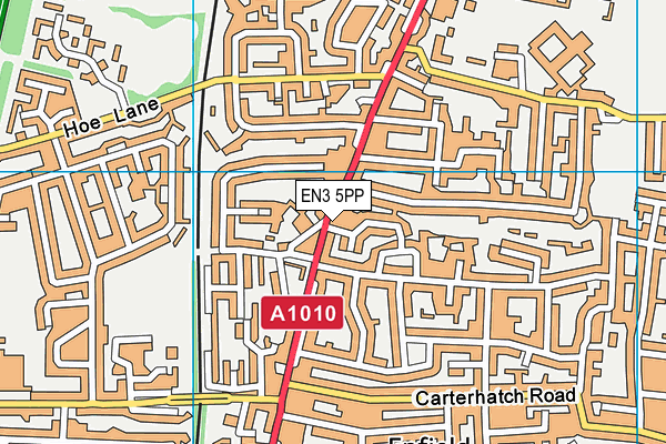 EN3 5PP map - OS VectorMap District (Ordnance Survey)