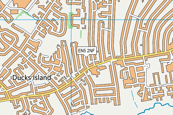 EN5 2NF map - OS VectorMap District (Ordnance Survey)