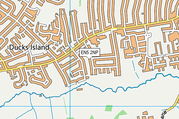 EN5 2NP map - OS VectorMap District (Ordnance Survey)