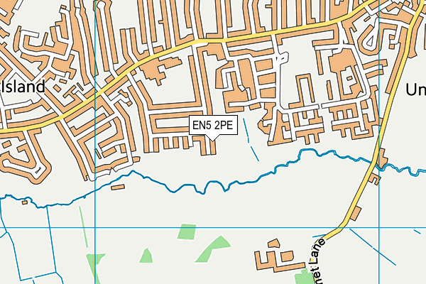 EN5 2PE map - OS VectorMap District (Ordnance Survey)