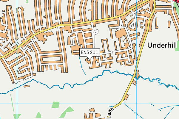 EN5 2UL map - OS VectorMap District (Ordnance Survey)