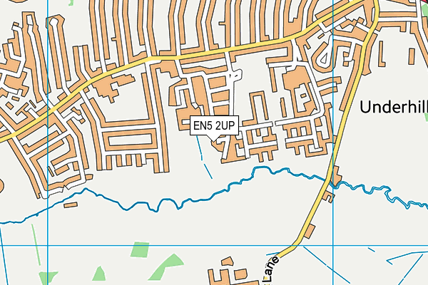EN5 2UP map - OS VectorMap District (Ordnance Survey)