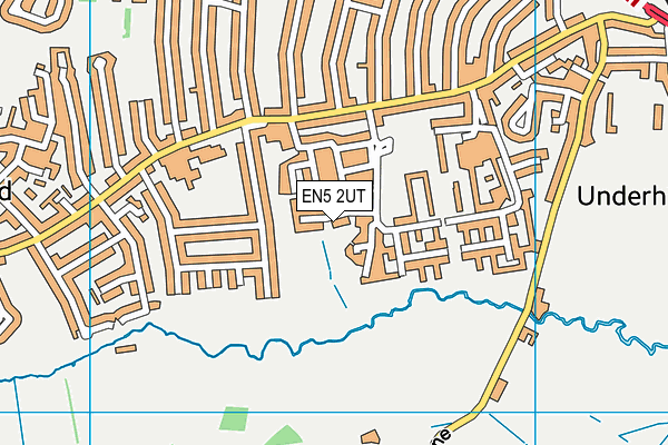 EN5 2UT map - OS VectorMap District (Ordnance Survey)