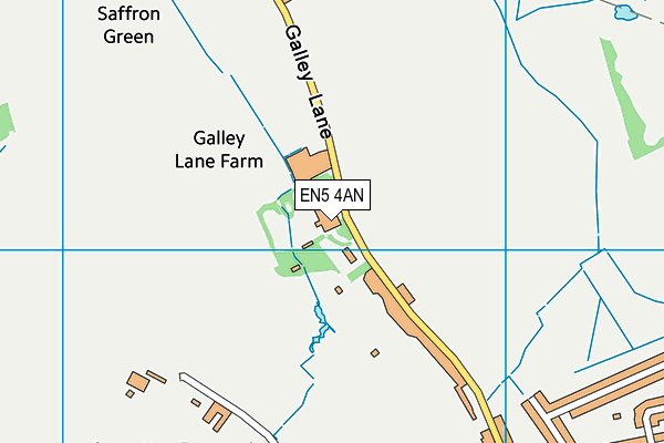 EN5 4AN map - OS VectorMap District (Ordnance Survey)