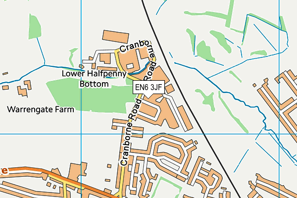 Map of BINNS FENCING LIMITED at district scale