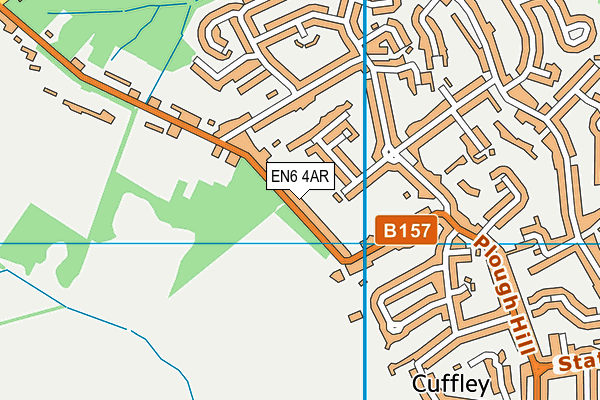 EN6 4AR map - OS VectorMap District (Ordnance Survey)