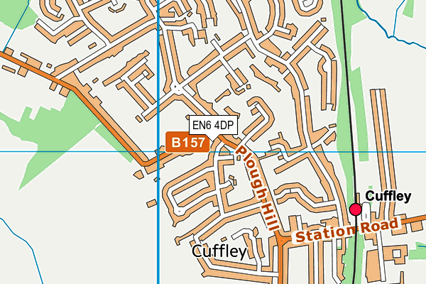 EN6 4DP map - OS VectorMap District (Ordnance Survey)