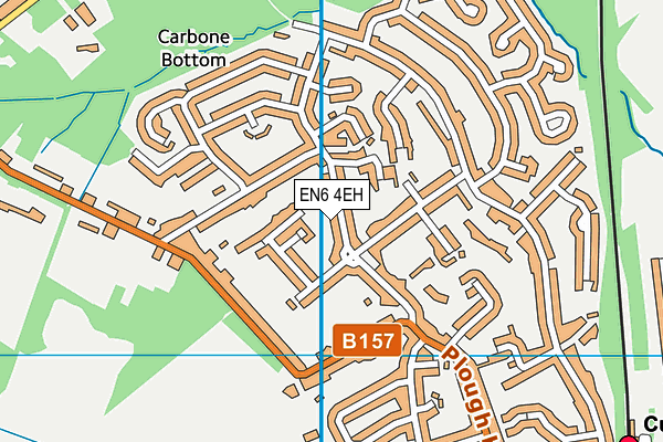 EN6 4EH map - OS VectorMap District (Ordnance Survey)