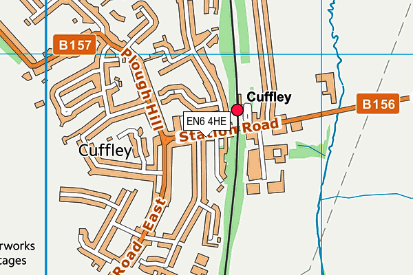Map of THE PICKLED PIG (CUFFLEY) LTD at district scale