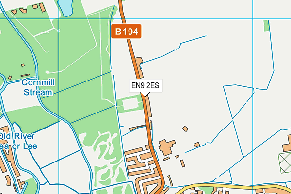 EN9 2ES map - OS VectorMap District (Ordnance Survey)