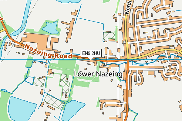 Map of NAZEING AUTOS LTD at district scale