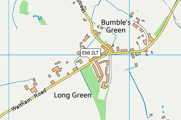 EN9 2LT map - OS VectorMap District (Ordnance Survey)