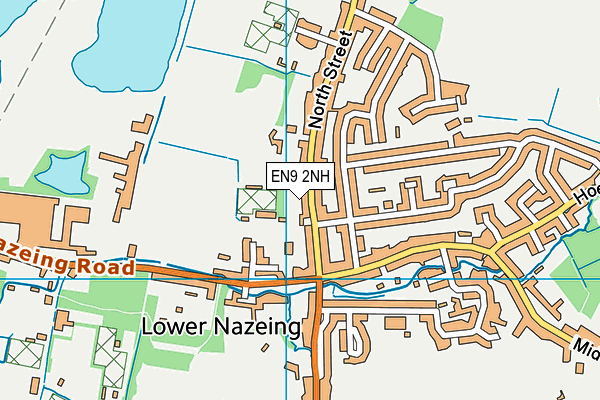 EN9 2NH map - OS VectorMap District (Ordnance Survey)