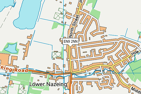 EN9 2NN map - OS VectorMap District (Ordnance Survey)