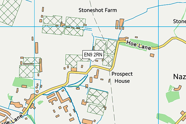 EN9 2RN map - OS VectorMap District (Ordnance Survey)