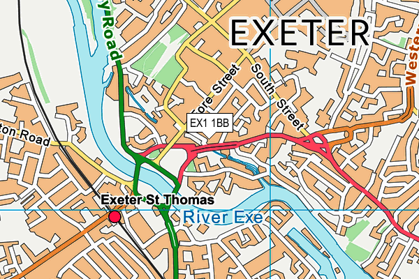 St Thomas Exeter Map Ex1 1Bb Maps, Stats, And Open Data