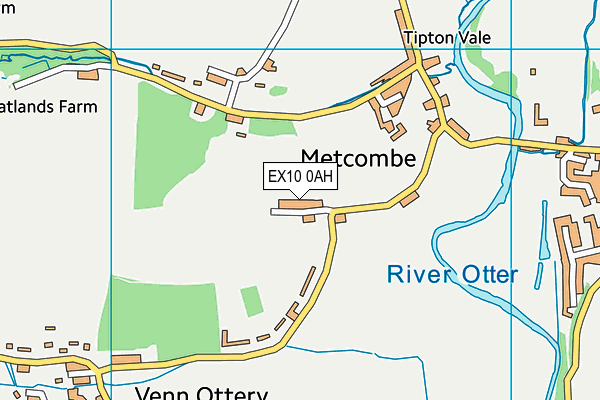 EX10 0AH map - OS VectorMap District (Ordnance Survey)