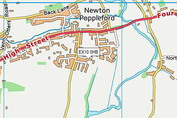 EX10 0HB map - OS VectorMap District (Ordnance Survey)