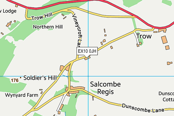 Thorn Park Golf Centre map (EX10 0JH) - OS VectorMap District (Ordnance Survey)