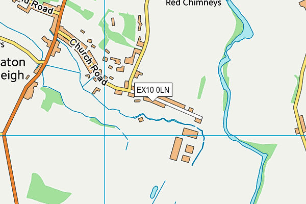 EX10 0LN map - OS VectorMap District (Ordnance Survey)