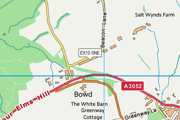 EX10 0NE map - OS VectorMap District (Ordnance Survey)