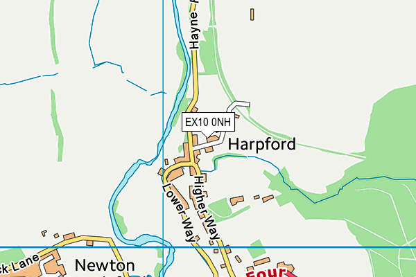 EX10 0NH map - OS VectorMap District (Ordnance Survey)