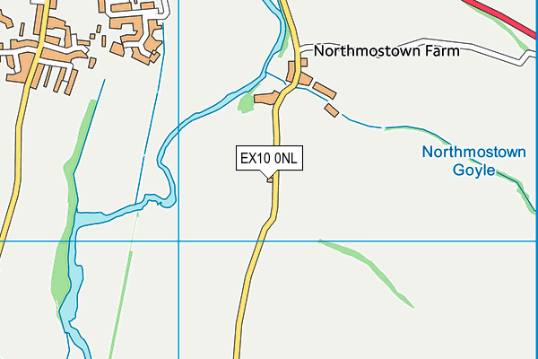 EX10 0NL map - OS VectorMap District (Ordnance Survey)