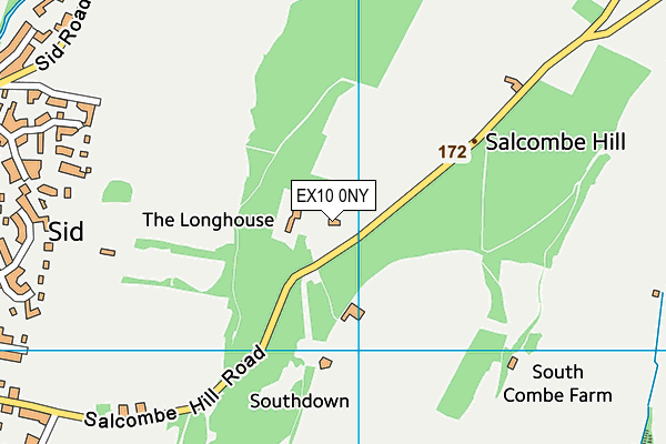 Salcombe Regis Recreational Field map (EX10 0NY) - OS VectorMap District (Ordnance Survey)