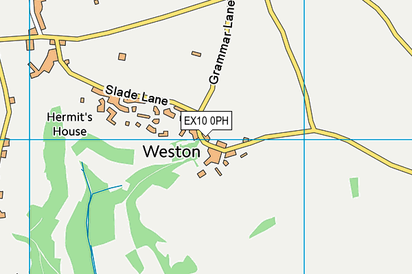 EX10 0PH map - OS VectorMap District (Ordnance Survey)