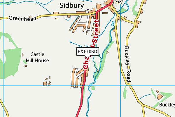 EX10 0RD map - OS VectorMap District (Ordnance Survey)