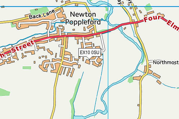 EX10 0SU map - OS VectorMap District (Ordnance Survey)
