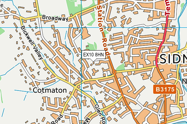Map of K WALLBRIDGE LTD at district scale