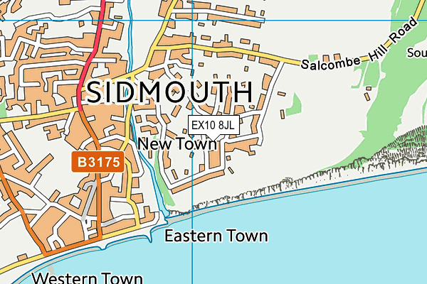 Map of HEATHERBY MANAGEMENT COMPANY (SIDMOUTH) LIMITED at district scale