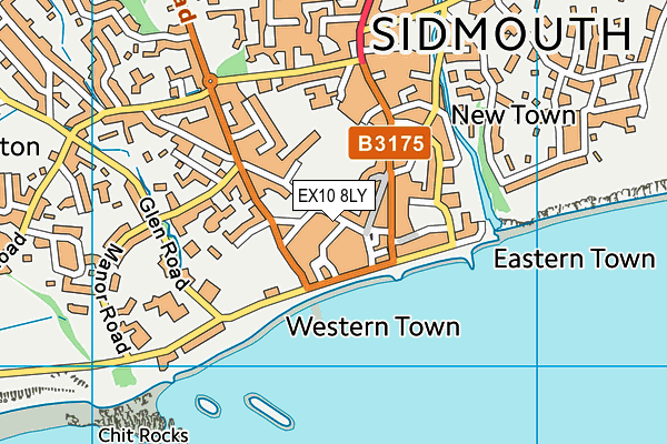 Map of SIDMOUTH GIN LTD. at district scale