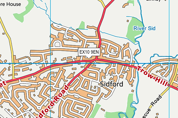 EX10 9EN map - OS VectorMap District (Ordnance Survey)