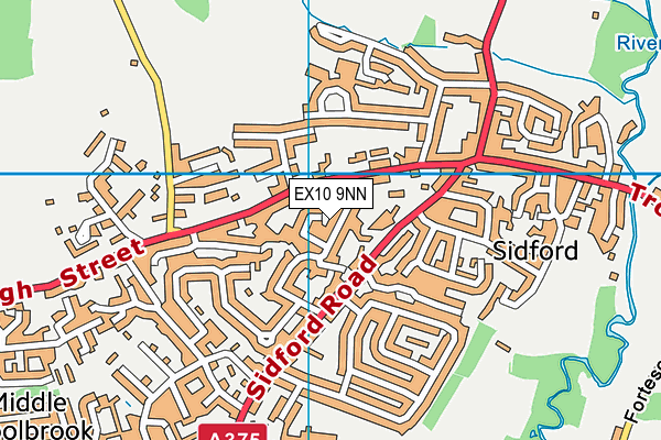 EX10 9NN map - OS VectorMap District (Ordnance Survey)
