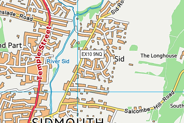 EX10 9NQ map - OS VectorMap District (Ordnance Survey)