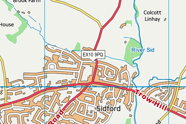 EX10 9PQ map - OS VectorMap District (Ordnance Survey)