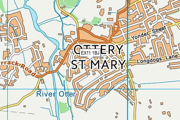 EX11 1BJ map - OS VectorMap District (Ordnance Survey)