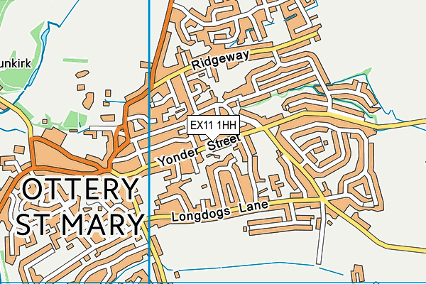 EX11 1HH map - OS VectorMap District (Ordnance Survey)