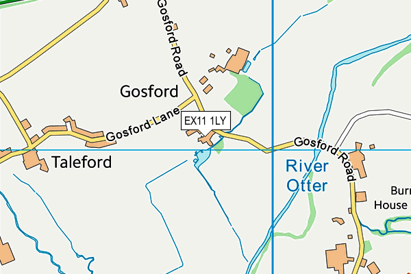 EX11 1LY map - OS VectorMap District (Ordnance Survey)