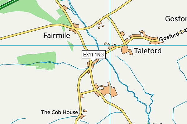 EX11 1NG map - OS VectorMap District (Ordnance Survey)