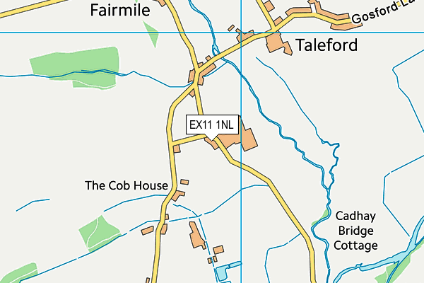 EX11 1NL map - OS VectorMap District (Ordnance Survey)