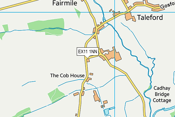 EX11 1NN map - OS VectorMap District (Ordnance Survey)