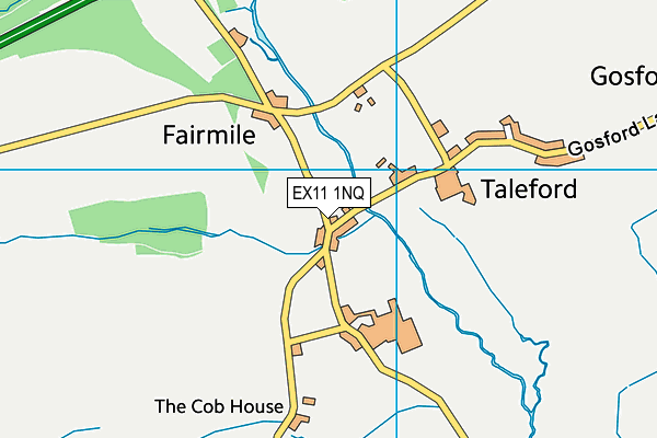 EX11 1NQ map - OS VectorMap District (Ordnance Survey)